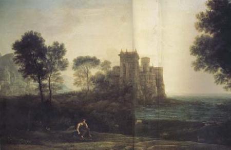 Claude Lorrain Landscape with Psyche at the Palace of Cupid (mk17) oil painting image
